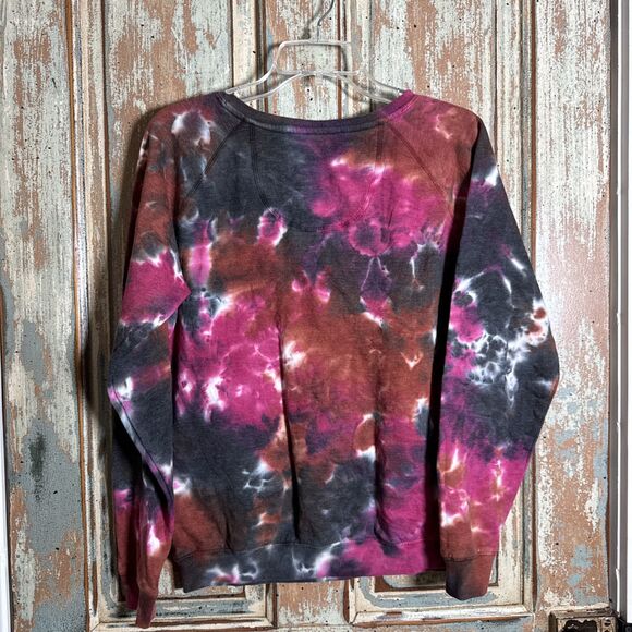 State of Mine Womens Sweatshirt Tie Dye Be A Nice Human Size Small - Picture 5 of 6